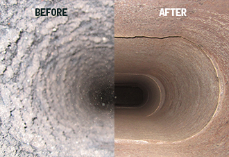 Chimney camera cctv inspection
